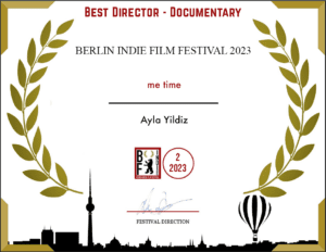 Zertifikat: "Best Director" (Berlin Indie Film Festival 2023)